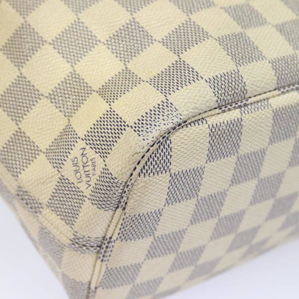 LOUIS VUITTON Damier Azur Neverfull PM Tote Bag N41362 LV Auth 80052 - Picture 15 of 16